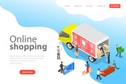 Landing page for easy shopping