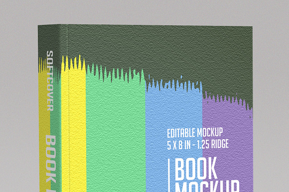 Book Mockup Softcover in Print Mockups - product preview 2