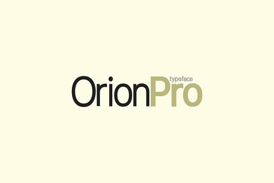 Orion Pro Modern Sans-Serif Typeface in Sans-Serif Fonts - product preview 8