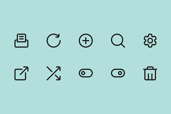 User Interface Vector Set (90 icons) in UI Icons - product preview 7