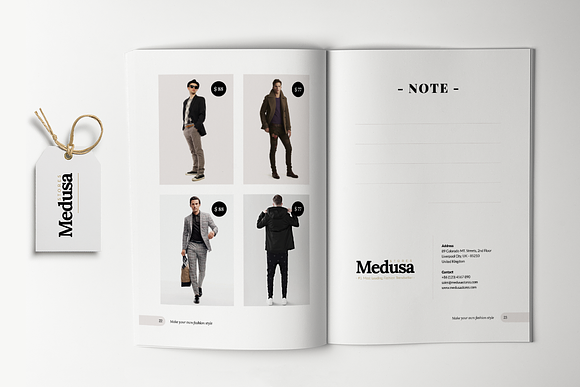 MEDUSA - Lookbook Brochure Fashion in Brochure Templates - product preview 6