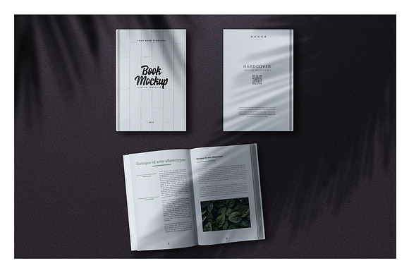 Moody Book Mockup Collection in Print Mockups - product preview 8