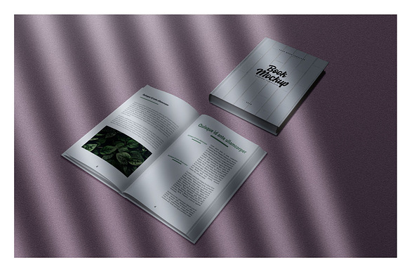 Moody Book Mockup Collection in Print Mockups - product preview 9