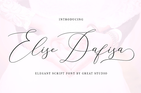 Elise Dafisa - Elegant Script Font in Elegant Fonts - product preview 8