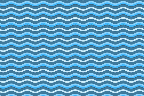 Abstract Waves Seamless Pattern Back in Patterns - product preview 2