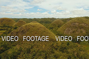 Landscape with green hills Bohol