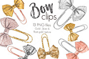Bow Clips Planner Stickers
