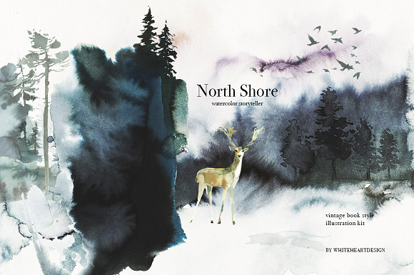 North Shore Book Style Illustrations in Illustrations - product preview 14