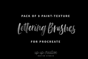 Eight Procreate Lettering Brushes
