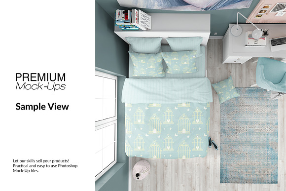 Kids Bedding, Tapestry, Poster Set in Product Mockups - product preview 19