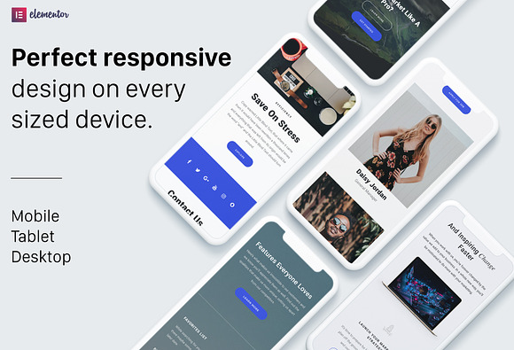 Elementor UI Kit, Templates, Blocks in UI Kits and Libraries - product preview 2