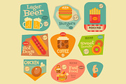 fast food stickers collection