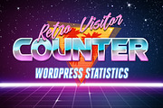 Retro Visitor Counter For WordPress
