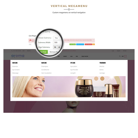 Leo Arroma - Cosmetic And Beauty Sto in Website Templates - product preview 2