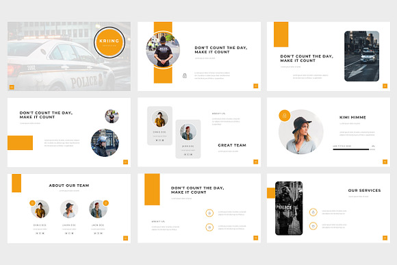 Kriing - PowerPoint Template in PowerPoint Templates - product preview 1