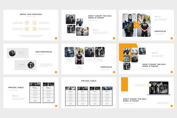 Kriing - PowerPoint Template in PowerPoint Templates - product preview 2