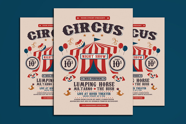 Circus Carnival Show Flyer