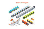 Transport Infographic. Public