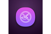 Lips injection prohibition app icon