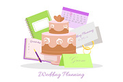 Wedding Planning Vector Concept in