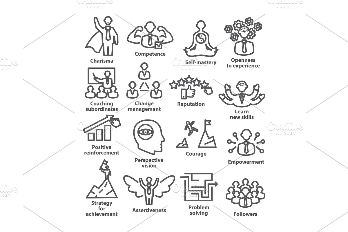 Business management line icons Pack in Illustrations - product preview 8