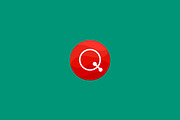 Abstract letter Q logo design