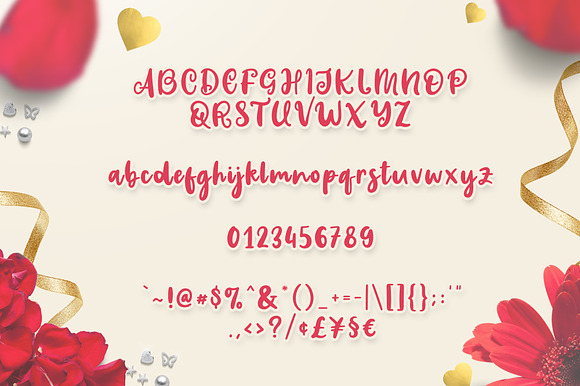 Valentins + Bonus 2 Font in Script Fonts - product preview 7