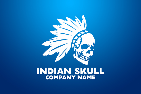 Skull Logo in Logo Templates - product preview 2