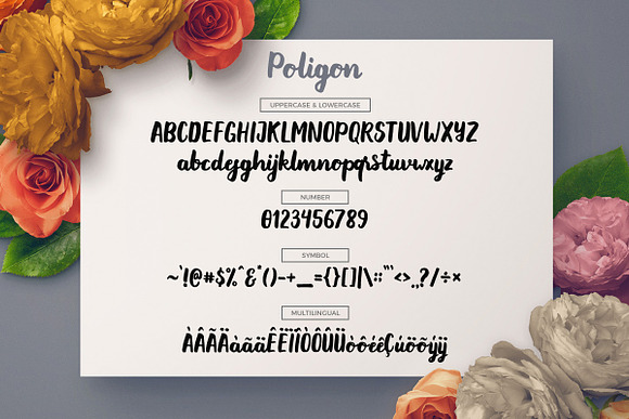 Poligon in Script Fonts - product preview 1