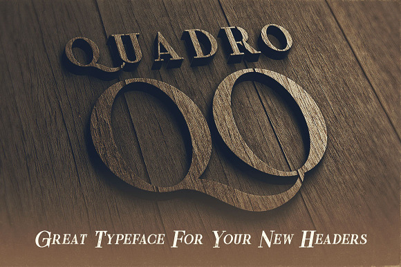 Quadro - Display Font in Display Fonts - product preview 5