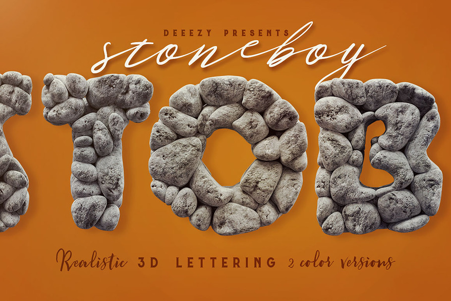 Stoneboy- 3D Lettering