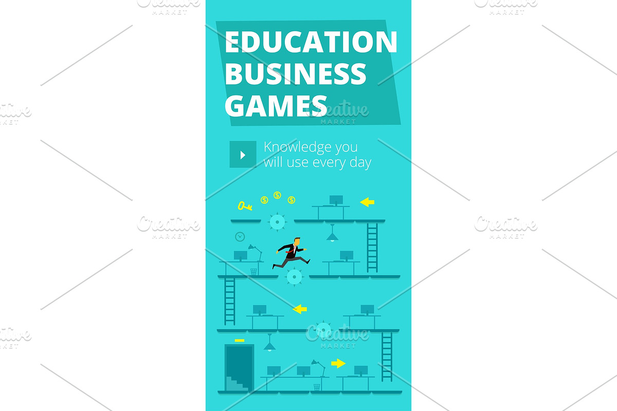 Education business games. Training in Illustrations - product preview 8