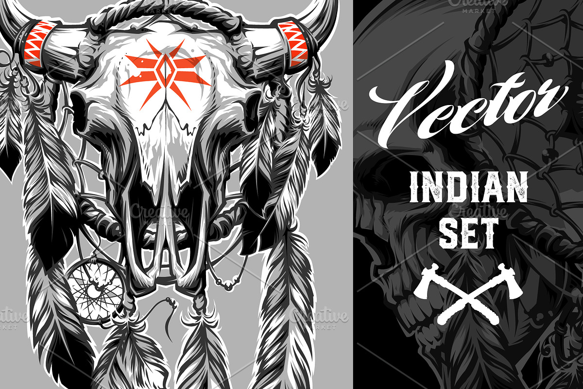 Vector Indian Set in Illustrations - product preview 8