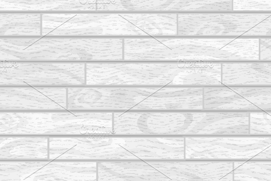 White realistic wooden boards in Textures - product preview 8