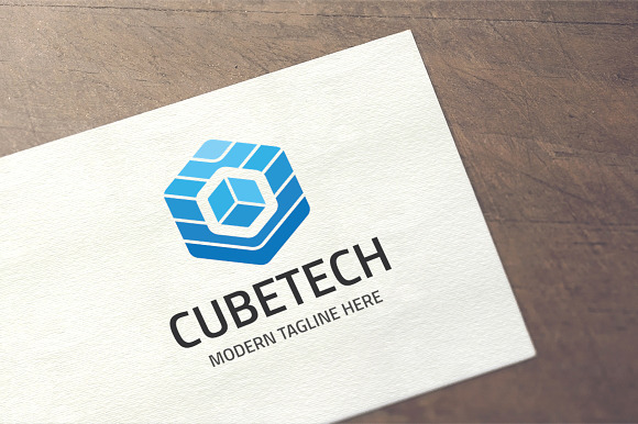 Cube Tech Logo in Logo Templates - product preview 2