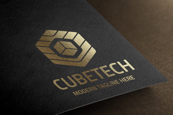 Cube Tech Logo in Logo Templates - product preview 3