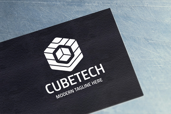 Cube Tech Logo in Logo Templates - product preview 5