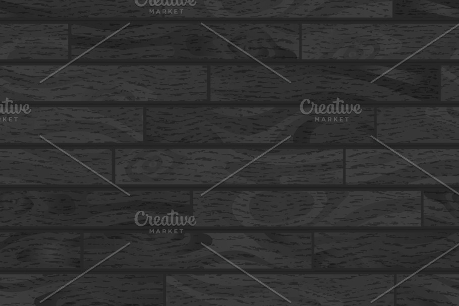 Black realistic wooden boards in Textures - product preview 8