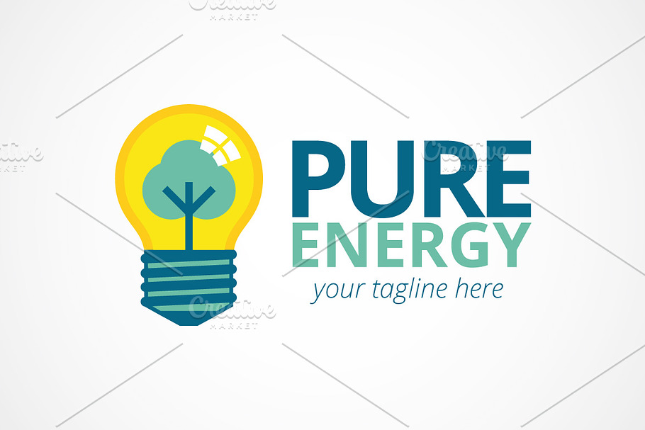 Pure Energy in Logo Templates - product preview 8