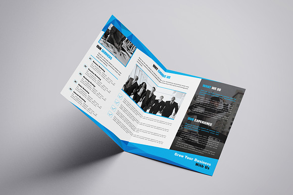 Byfold - A4 Company Bifold Brochure in Brochure Templates - product preview 1