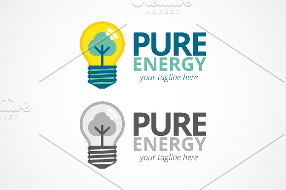 Pure Energy in Logo Templates - product preview 1