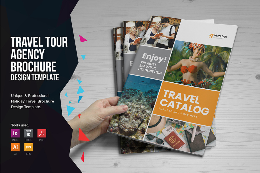 Holiday Travel Brochure Design v5 in Brochure Templates - product preview 8