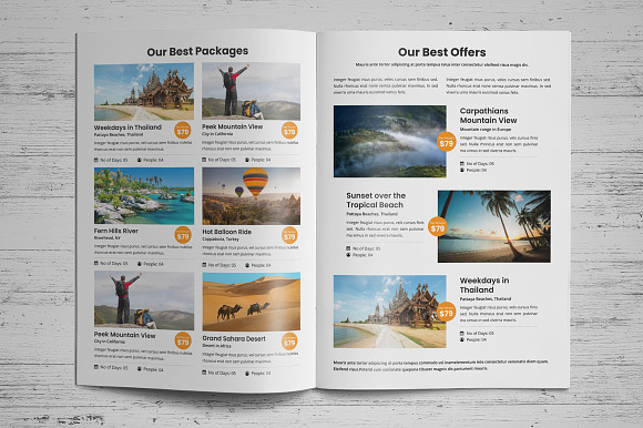 Holiday Travel Brochure Design v5 in Brochure Templates - product preview 2