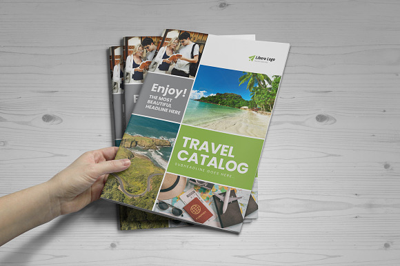 Holiday Travel Brochure Design v5 in Brochure Templates - product preview 6