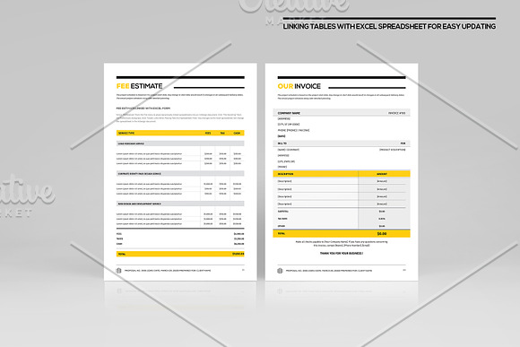 Full Proposal Package Template in Stationery Templates - product preview 4