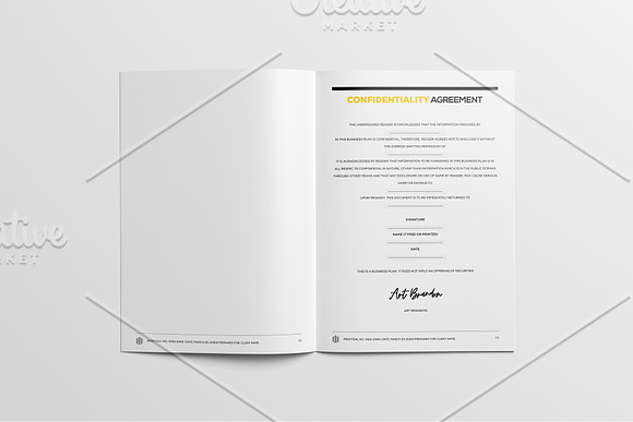 Full Proposal Package Template in Stationery Templates - product preview 9