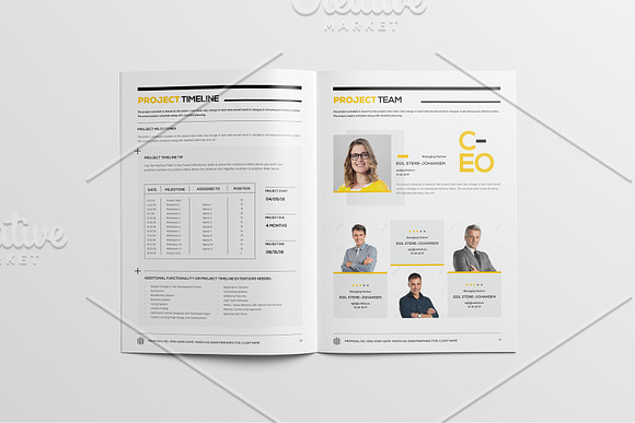 Full Proposal Package Template in Stationery Templates - product preview 14