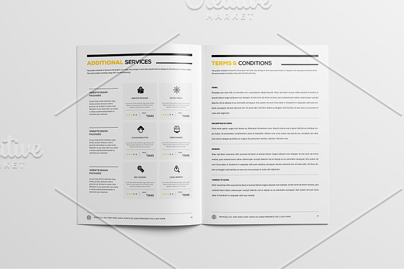 Full Proposal Package Template in Stationery Templates - product preview 19
