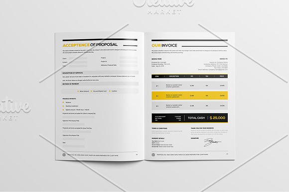 Full Proposal Package Template in Stationery Templates - product preview 21