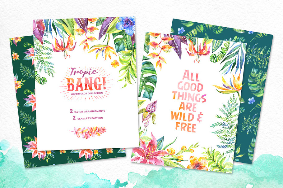 Tropic Bang! Floral collection